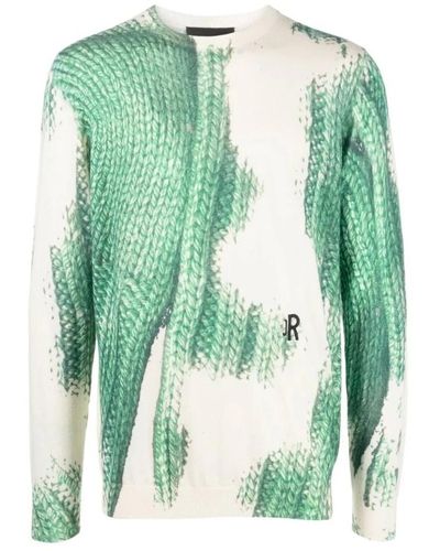 John Richmond Knitwear > round-neck knitwear - Vert