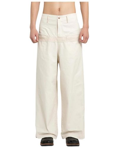 Kapital Trousers > wide trousers - Neutre