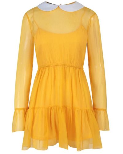 Gucci Bekleidung kleid gelb ss23