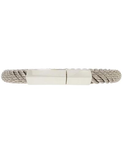 Bottega Veneta Silver bracelet - Weiß