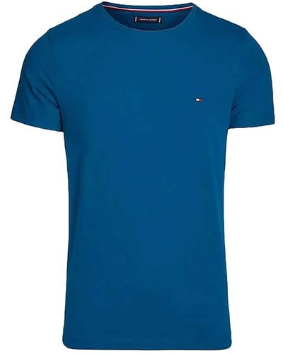 Tommy Hilfiger T-shirt stretch slim fit tee - Blu