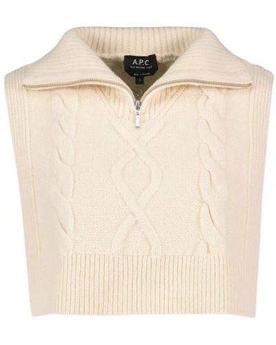 A.P.C. Round-neck knitwear - Natur