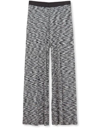 Mads Nørgaard Wide Trousers - Grey