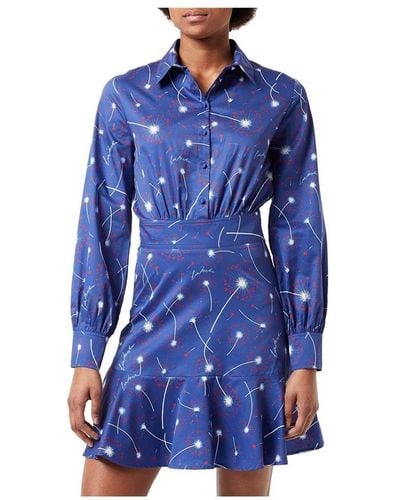 Love Moschino Shirt Dresses - Blue