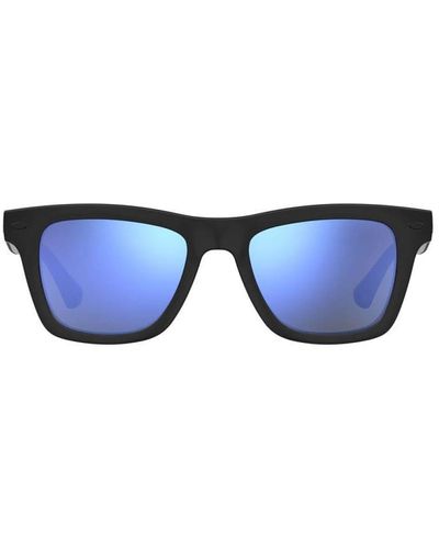 Havaianas Rechteckige sonnenbrille mit verspiegelten blauen gläsern