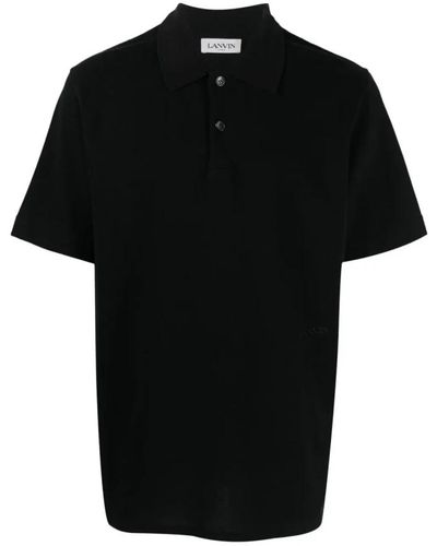 Lanvin Tops > polo shirts - Noir