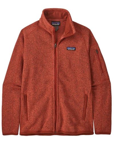Patagonia Sommerjacke Fleecejacke Better Sweater - Rot