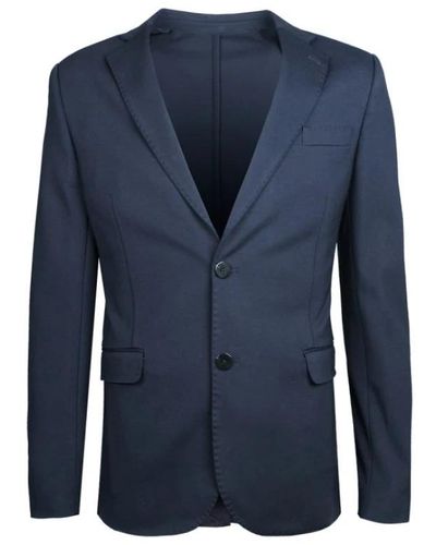 Guess Blazer sartoriale con chiusura a bottone - Blu