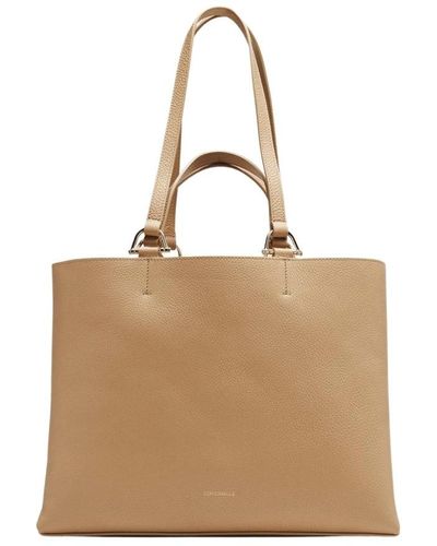 Coccinelle Tote Bags - Natural