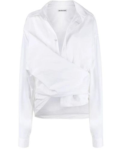 Balenciaga Hemd hemd - Weiß