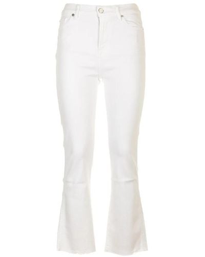 7 For All Mankind Flared Jeans - White