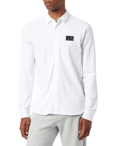 Armani Exchange Formal Shirts - White