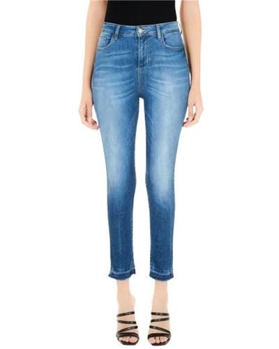 Liu Jo High-waist skinny jeans - Blau