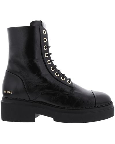 Nubikk Shoes > boots > lace-up boots - Noir