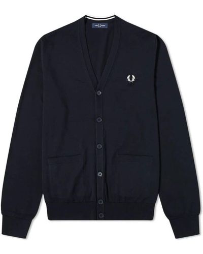 Fred Perry Cardigans - Blue