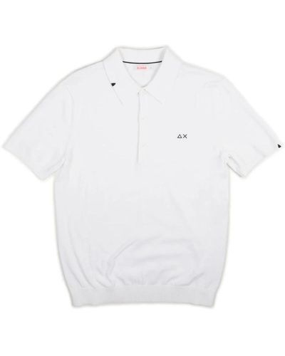 Sun 68 Polo shirt filo stil - Weiß