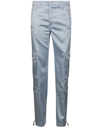 Dondup Trousers > slim-fit trousers - Bleu