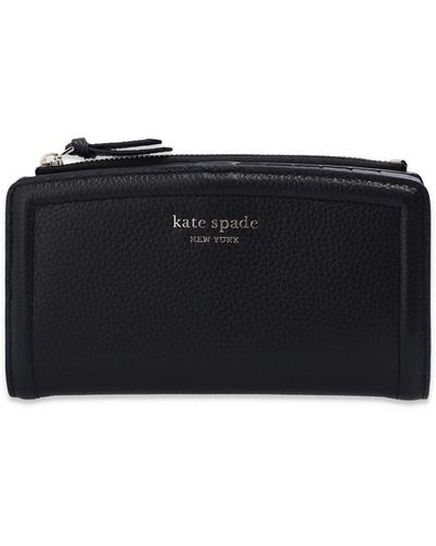 Kate Spade Leather wallet with logo - Nero