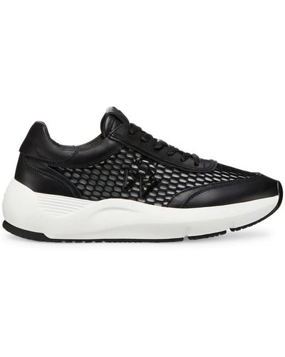 Stuart Weitzman Moderner mesh sneaker - Schwarz