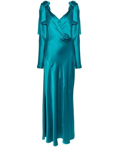 Alberta Ferretti Maxi Dresses - Blue