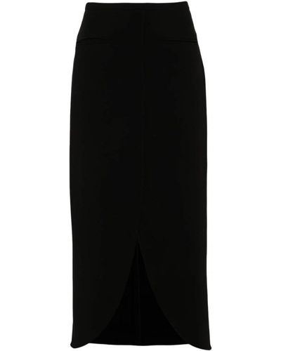Courreges Midi Skirts - Black