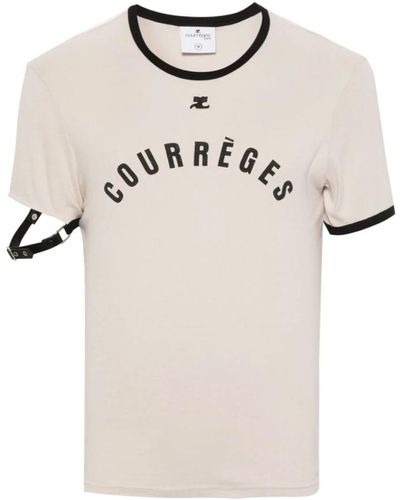 Courreges T-shirts - Natur
