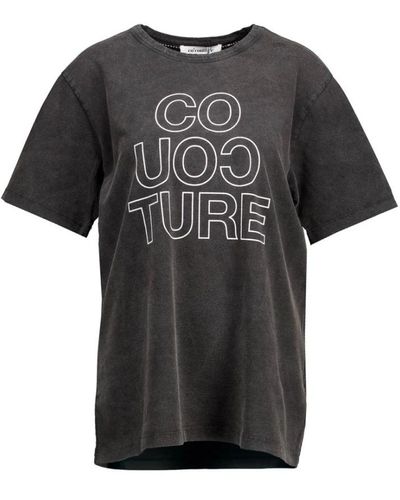 co'couture Acid schwarzes oversized t-shirt