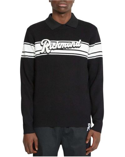 John Richmond Logo front sweater - Schwarz