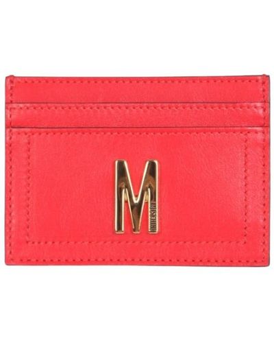 Moschino Portefeuilles et porte-cartes - Rouge