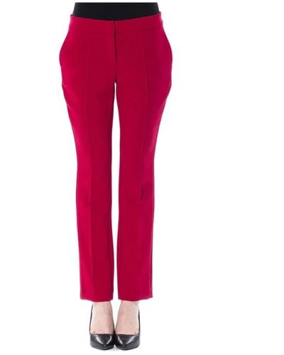 Byblos Straight Pants - Red