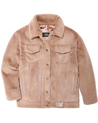 UGG Jackets > faux fur & shearling jackets - Neutre