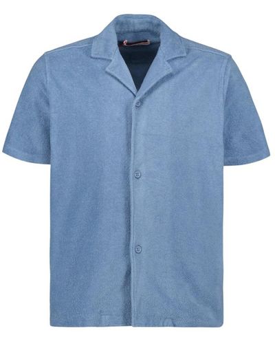 Orlebar Brown Short sleeve camicie - Blu