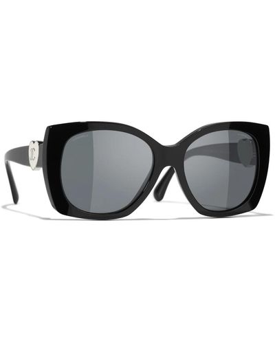 Chanel Ch 5519 c501s4 sunglasses - Negro