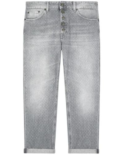Dondup Cropped Jeans - Grey