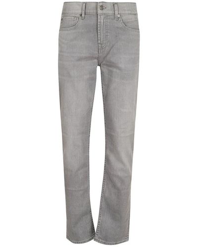 7 For All Mankind Jeans > slim-fit jeans - Gris
