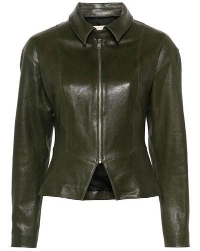 Paloma Wool Jackets > leather jackets - Vert