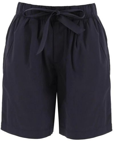 Birkenstock Pantaloni corti pigiama in popeline organica - Blu