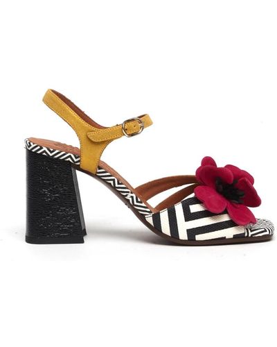 Chie Mihara Shoes > sandals > high heel sandals - Rouge