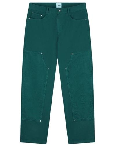 Arte' Straight Pants - Green