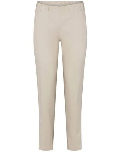 LauRie Slim-Fit Trousers - Natural
