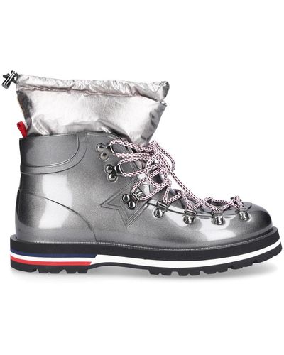 Moncler Inaya logo boots - Grigio