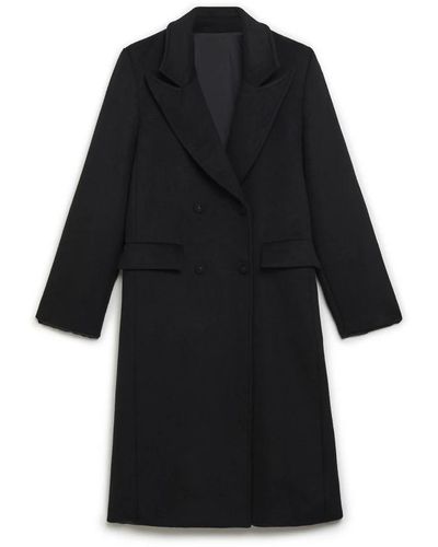 Maliparmi Coats > double-breasted coats - Noir