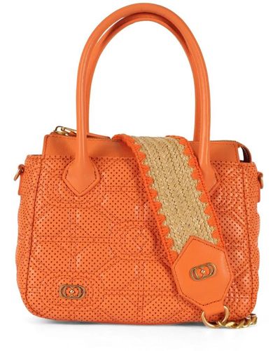 La Carrie Handbags - Orange
