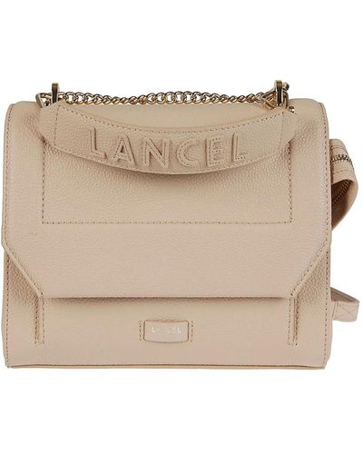 Lancel Mittlere klappentasche in dune/gold,mittlere klappentasche in rot,ninon medium flap tasche,cross body bags - Weiß