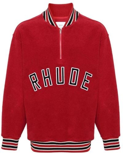 Rhude Bomber Jackets - Red