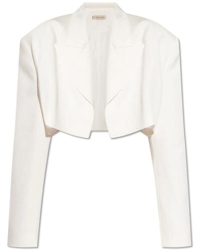 The Mannei Gotlana cropped blazer - Bianco
