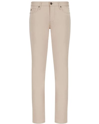 Emporio Armani Jeans de mezclilla elegantes en color tejano - Neutro