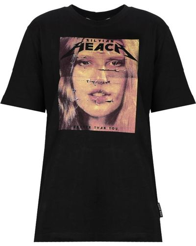 Silvian Heach T-shirts - Nero