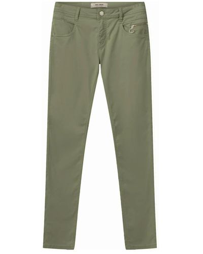 Mos Mosh Pantalones de calidad suave rosemany - Verde