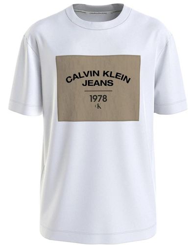 Calvin Klein T-shirts and polos white - Bianco